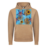 Vintage Coffee american star and sunflower seamless  pattern Vintage Hoodie - BundleAndBundleShop