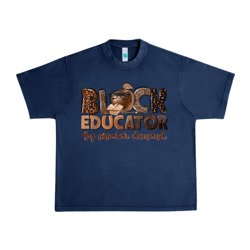 Black Educator By Popular Demand Urban Heavy Tee by NancyCooperArtShop | Teevron