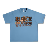 Pebble Blue black educator by popular demand Urban Heavy Tee - NancyCooperArtShop