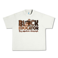 Pistachio black educator by popular demand Urban Heavy Tee - NancyCooperArtShop