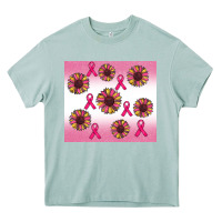 Arona breast cancer awareness sunflower Heavy Core Tee - RanaPortraitStore