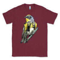 Burgundy yellow rumped warbler Classic Tee - LillyAllenDesigns