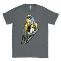 Charcoal Heather yellow rumped warbler Classic Tee - LillyAllenDesigns