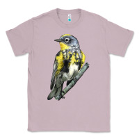 Lilac yellow rumped warbler Classic Tee - LillyAllenDesigns