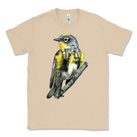Mushroom yellow rumped warbler Classic Tee - LillyAllenDesigns