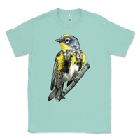 Seafoam yellow rumped warbler Classic Tee - LillyAllenDesigns