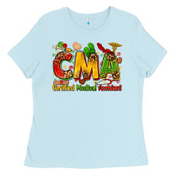 Baby Blue certified medical assistant juneteenth Ladies Tee - Zillion Design Studio