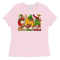 Bubblegum Pink certified medical assistant juneteenth Ladies Tee - Zillion Design Studio