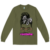Army Green racemom Long Sleeve Tee - JahusDesignShop