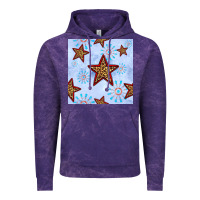 Cloud Purple 4th of july leopard star seamless pattern Vintage Hoodie - BundleAndBundleShop