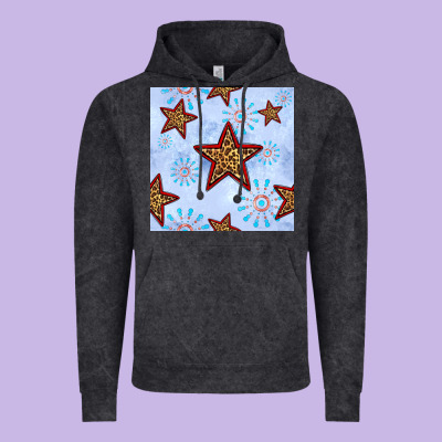 4th Of July Leopard Star Seamless Pattern Vintage Hoodie Designed By Bundleandbundleshop