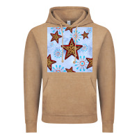 Vintage Coffee 4th of july leopard star seamless pattern Vintage Hoodie - BundleAndBundleShop