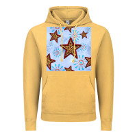 Vintage Mustard 4th of july leopard star seamless pattern Vintage Hoodie - BundleAndBundleShop