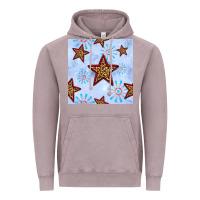 Vintage Zinc 4th of july leopard star seamless pattern Vintage Hoodie - BundleAndBundleShop