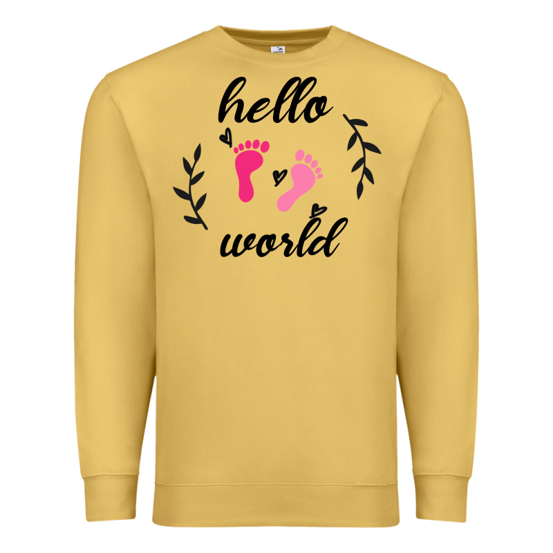Hello World Premium Sweatshirt by Bettercallsaul | Teevron