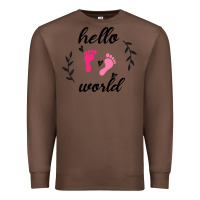 Chestnut Hello world Premium Sweatshirt - Bettercallsaul