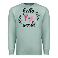 Seafoam Hello world Premium Sweatshirt - Bettercallsaul