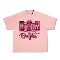 Salmon merry and bright pink Christmas Urban Heavy Tee - Jasminsmagicworld