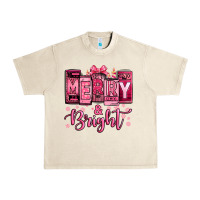 Sandshell merry and bright pink Christmas Urban Heavy Tee - Jasminsmagicworld