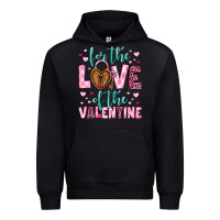 Black for the love of the valentine Urban Hoodie - OliviaCreatesArt