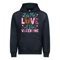 Navy for the love of the valentine Urban Hoodie - OliviaCreatesArt