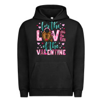 Pigment Black for the love of the valentine Urban Hoodie - OliviaCreatesArt
