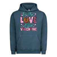Pigment Midnight Navy for the love of the valentine Urban Hoodie - OliviaCreatesArt