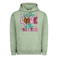Pigment Oil Green for the love of the valentine Urban Hoodie - OliviaCreatesArt