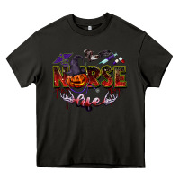 Asphalt halloween nurse life Heavy Core Tee - BarkalooDesign