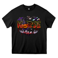 Black halloween nurse life Heavy Core Tee - BarkalooDesign