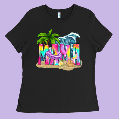 Summer Mama Ladies Tee Designed By Texasbilliewilder