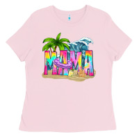 Bubblegum Pink summer mama Ladies Tee - texasbilliewilder