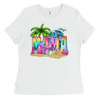 White summer mama Ladies Tee - texasbilliewilder