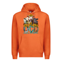 Carrot Obsessive Cow Disorder with Cows Premium Hoodie - texasbilliewilder