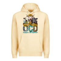 Pina Colada Obsessive Cow Disorder with Cows Premium Hoodie - texasbilliewilder