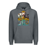 Rock Obsessive Cow Disorder with Cows Premium Hoodie - texasbilliewilder