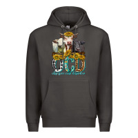 Smoke Obsessive Cow Disorder with Cows Premium Hoodie - texasbilliewilder