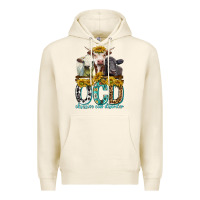 Tofu Obsessive Cow Disorder with Cows Premium Hoodie - texasbilliewilder
