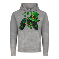Cloud Rock St Patricks Day Gamer Vintage Hoodie - Jasminsmagicworld