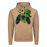 Vintage Coffee St Patricks Day Gamer Vintage Hoodie - Jasminsmagicworld
