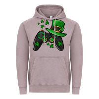 Vintage Zinc St Patricks Day Gamer Vintage Hoodie - Jasminsmagicworld