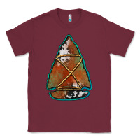 Burgundy cowhide rusty arrowhead Classic Tee - Jasminsmagicworld