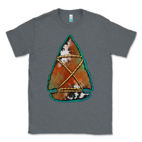 Charcoal Heather cowhide rusty arrowhead Classic Tee - Jasminsmagicworld