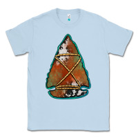 Dusty Blue cowhide rusty arrowhead Classic Tee - Jasminsmagicworld