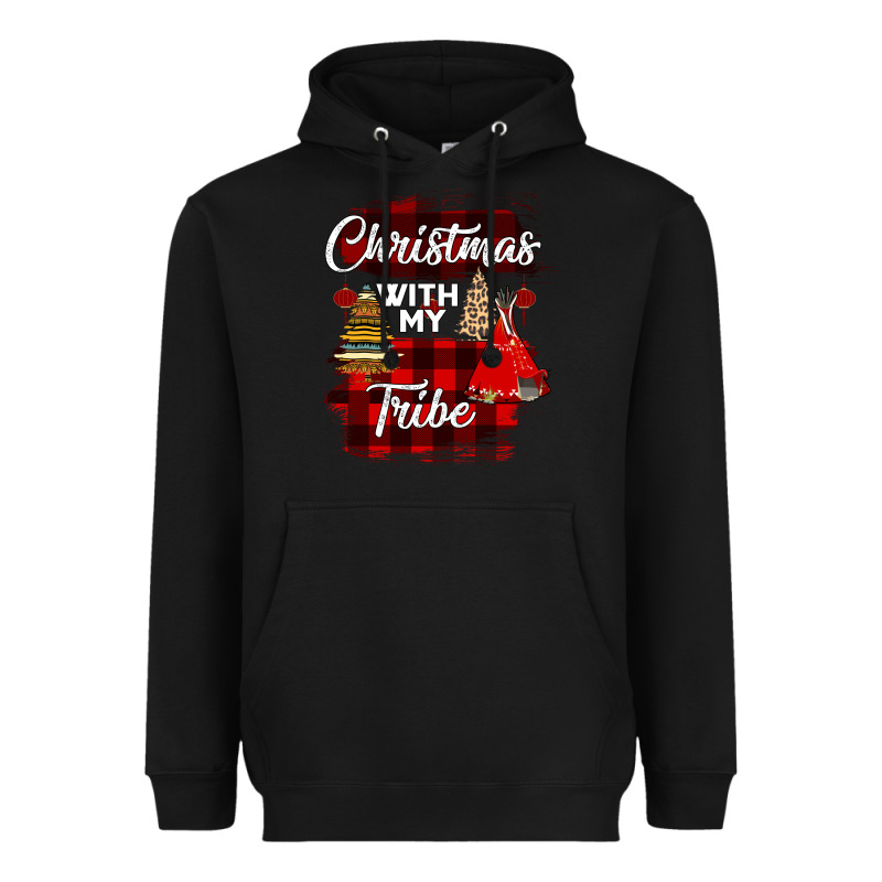 Christmas With My Tribe Heavyweight Hoodie by Bettercallsaul | Teevron