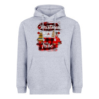 Heather Grey Christmas With My Tribe Heavyweight Hoodie - Bettercallsaul
