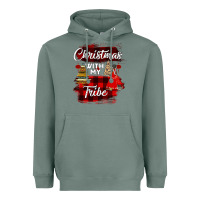 Sage Christmas With My Tribe Heavyweight Hoodie - Bettercallsaul