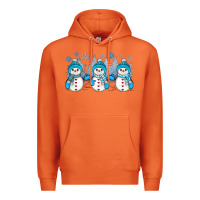 Carrot snowman winter Premium Hoodie - JahusDesignShop