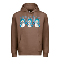 Chestnut snowman winter Premium Hoodie - JahusDesignShop