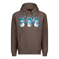 Coffee snowman winter Premium Hoodie - JahusDesignShop